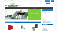 Desktop Screenshot of newdelmonstationery.com